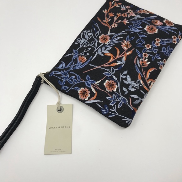 Lucky Brand Handbags - NWT Lucky Brand Embroidered Clutch